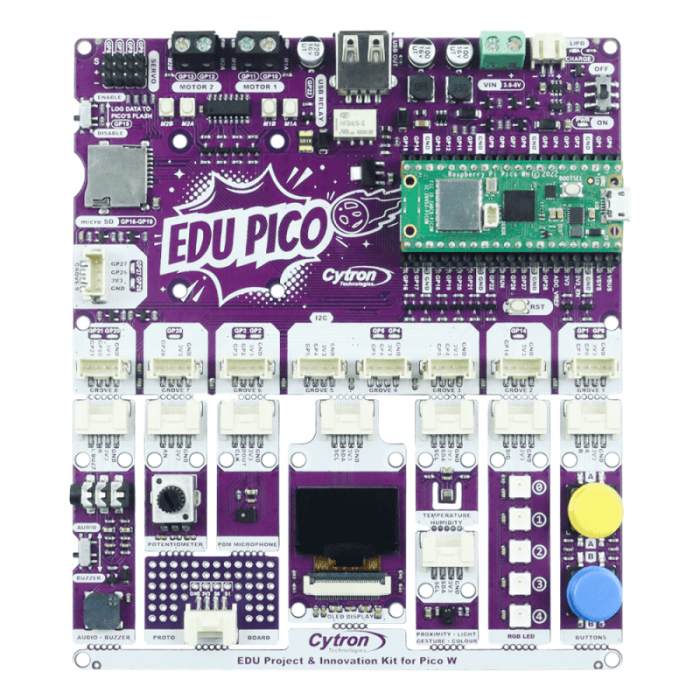 Educational kit with Raspberry Pi Pico W @ electrokit (4 of 5)