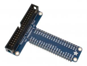 Pi T-Cobbler B+ breakout board - assembled @ electrokit