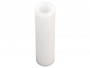 Spacer M3 25mm plastic white @ electrokit