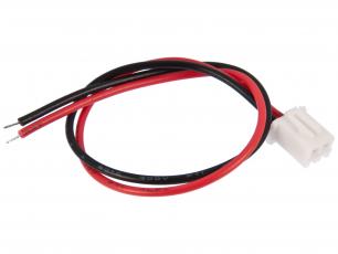 Battery cable JST-XH 2-p 140mm @ electrokit