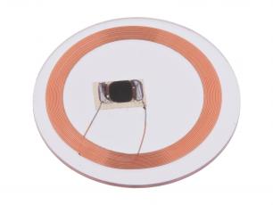 RFID tag Mifare 13.56MHz round @ electrokit