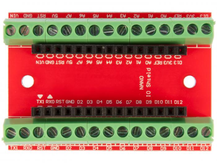 Nano I/O shield med skruvterminaler @ electrokit (3 av 3)