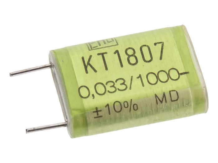 Kondensator 33nF 1000V 10mm @ electrokit (1 av 1)