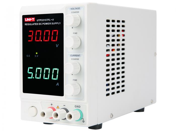 Lab power supply 0-30V 0-5A 150W UNI-T UTP3315TFL-II @ electrokit (3 of 4)