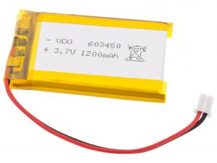 Battery LiPo 3.7V 1200mAh @ electrokit