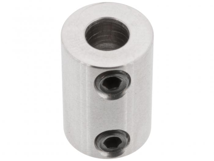 Shaft coupler 6mm to 6mm @ electrokit (2 of 3)