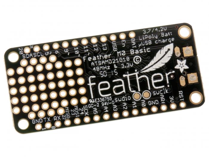 Adafruit Feather M0 Basic Proto @ electrokit (2 av 2)