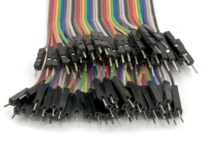Jumper wires 40-pin 30cm male/male @ electrokit (2 of 2)