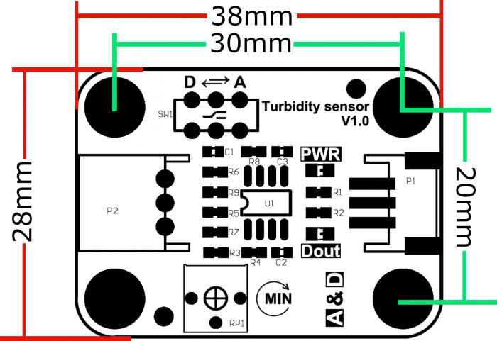 Turbidity sensor analog @ electrokit (7 of 7)
