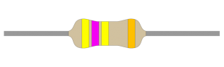 Resistor 1W 5% 470kohm (470k) @ electrokit