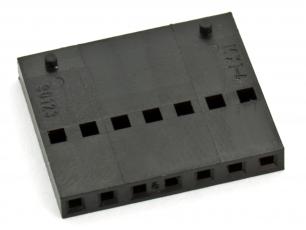 Contact housing C-GRID III 1x7p 2.54mm @ electrokit