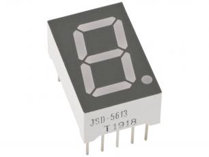 LED display 7-seg 14mm white CA @ electrokit