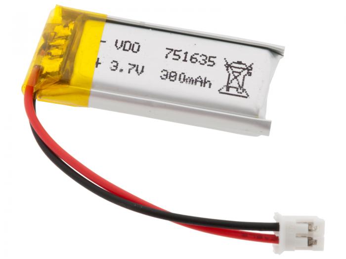 Battery LiPo 3.7V 380mAh @ electrokit (1 of 1)