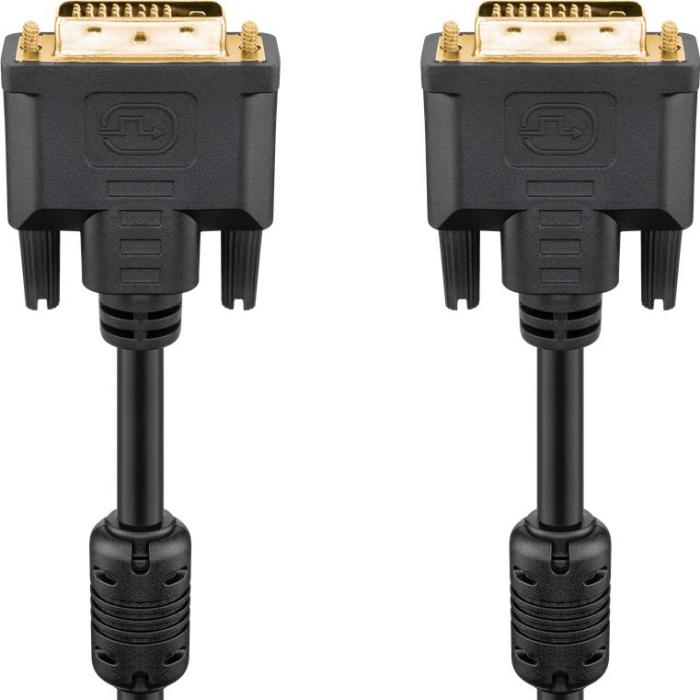 DVI-D 24+1 monitor cable 1.8m dual link @ electrokit (2 of 2)