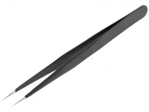 Tweezers ESD safe straight 135mm @ electrokit