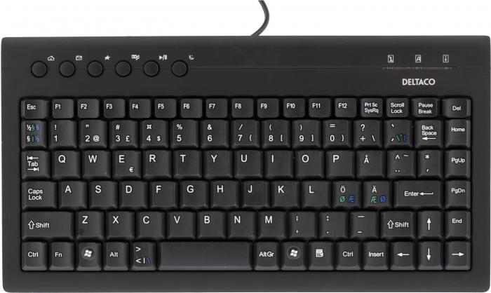 Keyboard USB mini black @ electrokit (3 of 4)
