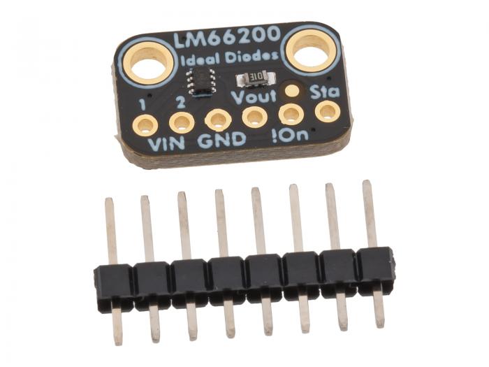 LM66200 2x ideala dioder monterad p kort 5V 2.5A @ electrokit (1 of 2)