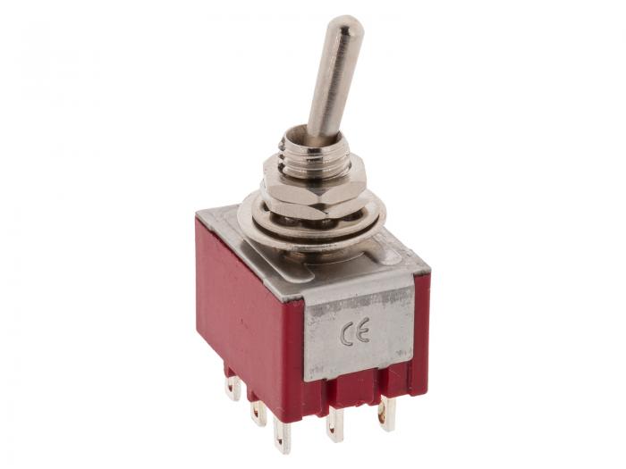 Toggle switch 3-p on-on solder lugs @ electrokit (1 of 2)