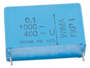 Kondensator 100nF 1000V 37.5mm @ electrokit