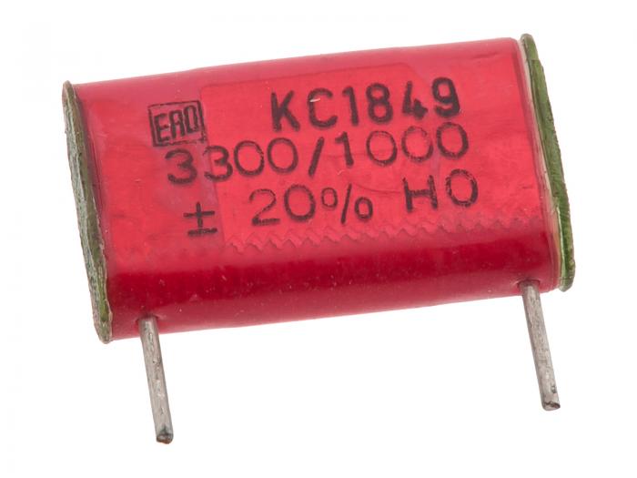 Kondensator 3300pF 1000V 15mm @ electrokit (1 av 1)