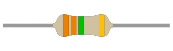 Resistor 1W 5% 3.3Mohm (3M3) @ electrokit (1 of 1)