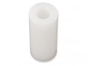 Spacer M3 15mm plastic white @ electrokit