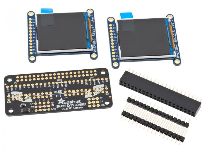 Adafruit Animated Eyes Bonnet (exkl. Raspberry Pi) @ electrokit (1 of 4)
