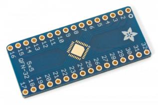 Adapter card QFN-32 / TQFP-32 - DIP-32 @ electrokit