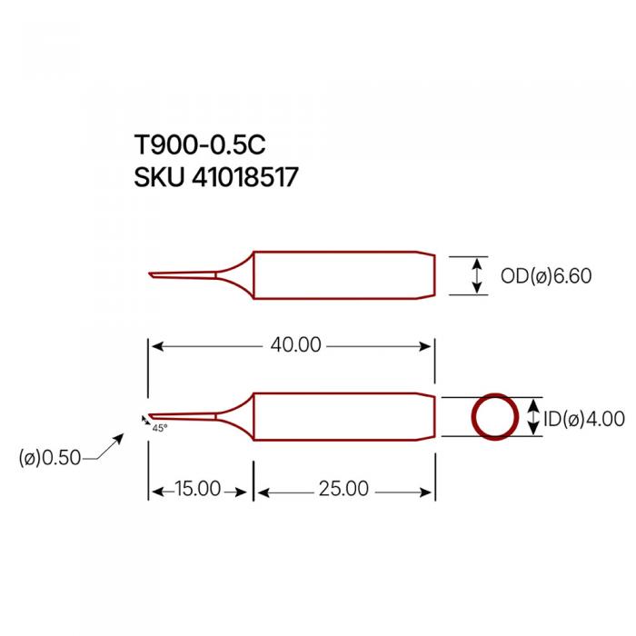 Ldspets T900-0.5C @ electrokit (2 av 2)