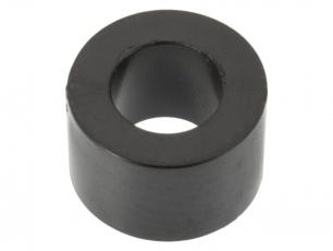 Spacer M4 5mm plastic black @ electrokit