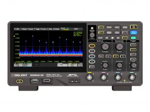 Oscilloscope 200MHz 4-ch 12-bit Siglent SDS824X HD @ electrokit