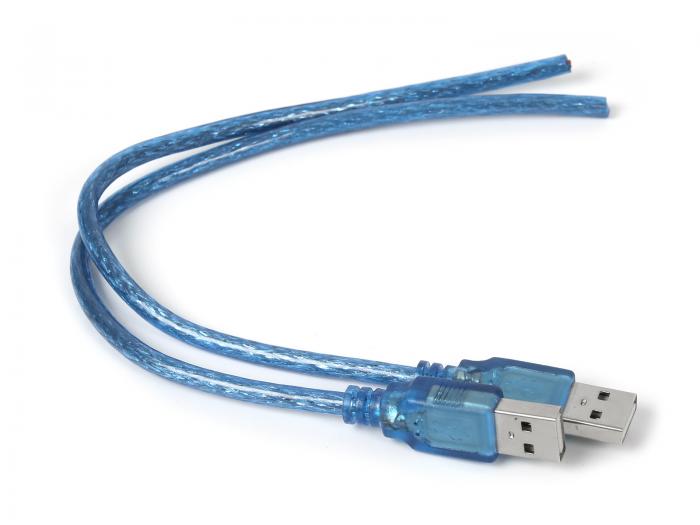 USB 2.0 kabel A-hane till ppna ndar 25cm - 2-pack @ electrokit (1 of 2)