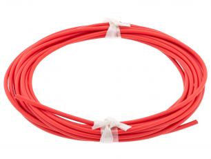 Test lead wire 1mm² 500V/19A silicone red - 5m @ electrokit