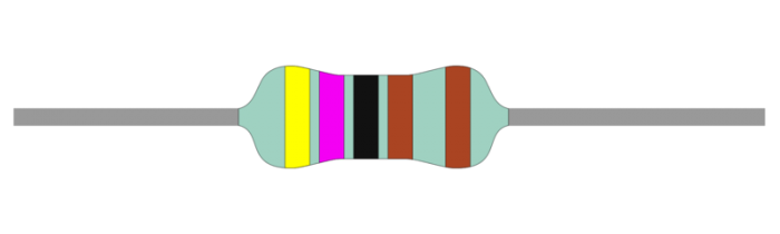 Resistor metal film 0.6W 1% 4.7kohm (4k7) @ electrokit (1 of 1)