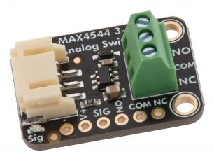 Analog Switch MAX4544 SPDT monterad på kort @ electrokit