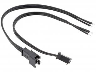 Cables with SM connectors 3-pin 2.5mm male/female @ electrokit