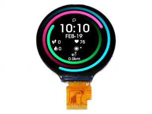 1.28" Round LCD @ electrokit