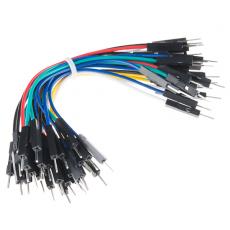 Kopplingskabel 100mm dupont hane/hane 30-pack @ electrokit