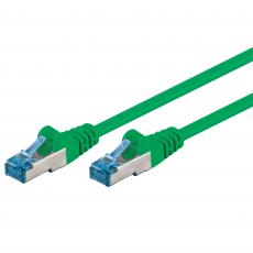 S/FTP Cat6a nätverkskabel 3m grön LSZH Cu @ electrokit