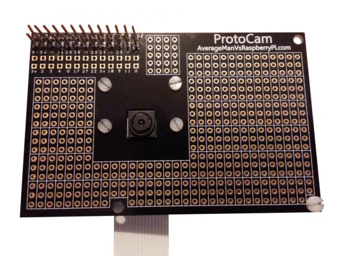 ProtoCam Prototyping Board with Camera Mount @ electrokit (1 av 4)