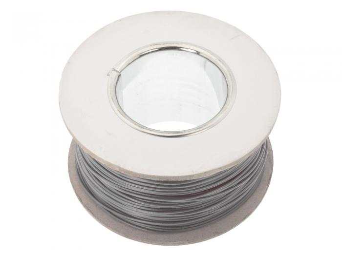 Hook-up wire AWG20 solid core - grey /m @ electrokit (1 of 2)
