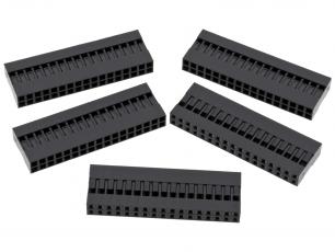 Contact housing 2.54mm 2x17-pin 5-pack @ electrokit