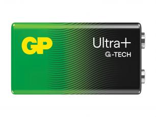9V 6LR61 alkaliskt batteri GP Ultra Plus @ electrokit