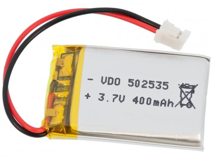 Batteri LiPo 3.7V 400mAh @ electrokit (1 av 1)