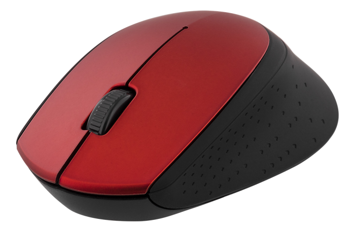 Mouse optical wireless 10m red @ electrokit (2 of 3)