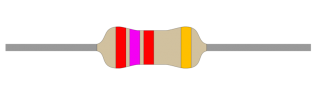 Resistor 1W 5% 2.7kohm (2k7) @ electrokit