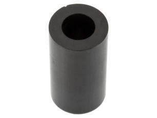 Spacer M4 15mm plastic black @ electrokit