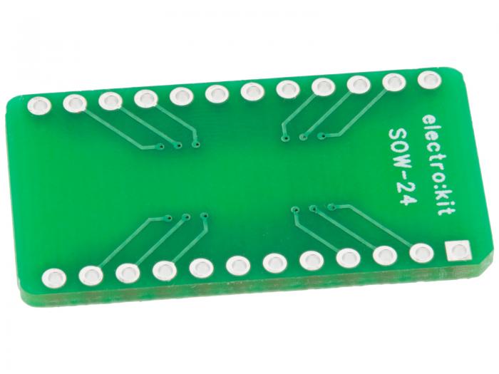 Adapter board SOIC-24 - DIP-24W @ electrokit (2 of 2)