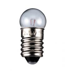 Light bulb E10 12V 0.17A 2.2W globe @ electrokit