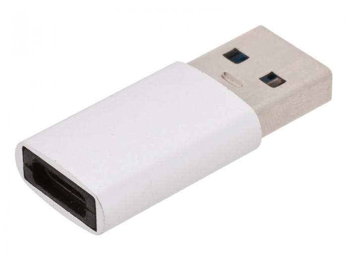 Adapter USB 3.0 A male USB-C female Alu @ electrokit (2 of 4)